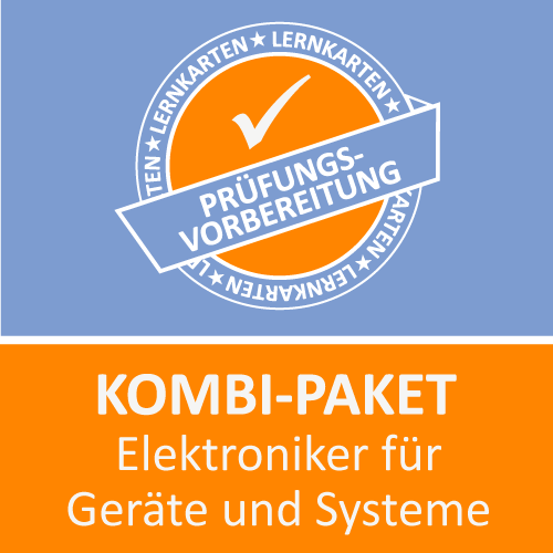 Kombi Paket Elektroniker für Geräte und Systeme Lernkarten